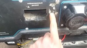 генератор TSS SGG 8000EH3NU запуск генератора