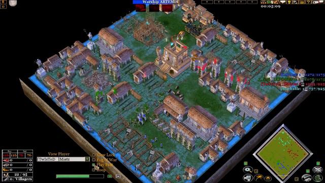 Age of mythology the TITANS 2v2 Tiny match смотреть онлайн
