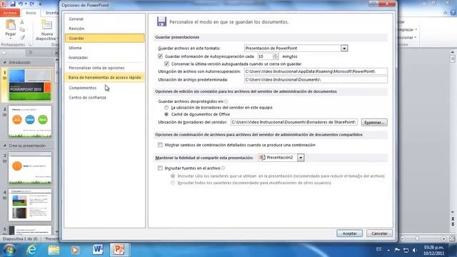 Cómo personalizar la barra de herramientas en PowerPoint 2010 смотреть онлайн