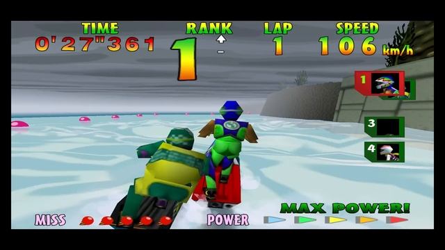Wave Race High Resolution Texture Pack Gameplay 1080p смотреть онлайн
