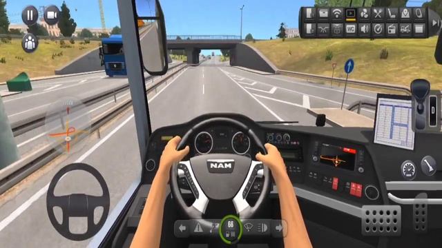 The Tour Real Bus 3D Driving At City Highway Car Race - Wheel Bus Simulator Ultimate - Gameplays смотреть онлайн