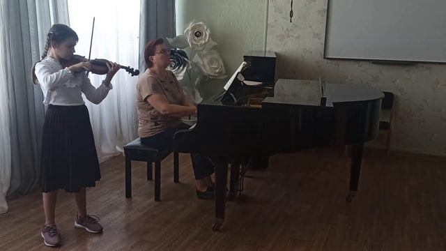 МБУ ДО ДШИ "Гармония" Иванова Вероника. З. Багиров "Романс" / Л. Обер "Тамбурин" смотреть онлайн