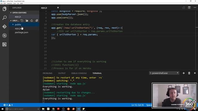 URL Shortner Microservice Part 1: APIs and Microservices Backend Certification Free Code Camp смотреть онлайн