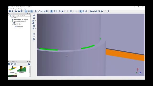 SimSolid 2021: Analysis of welded structures смотреть онлайн
