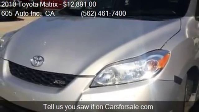 2010 Toyota Matrix XRS 4dr Wagon 5A for sale in Bellflower, смотреть онлайн