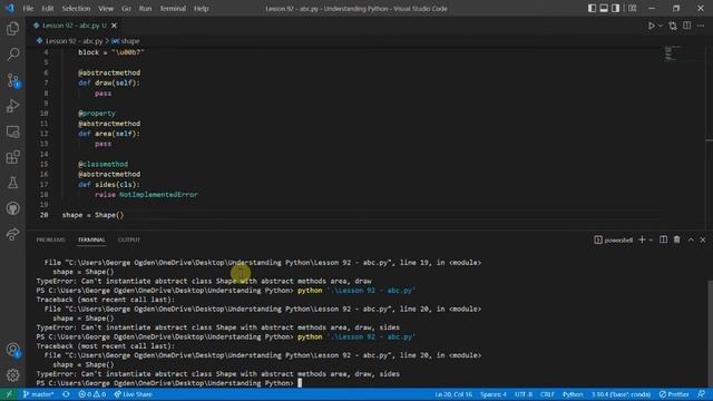 Understanding Python: Lesson 92 - abc смотреть онлайн