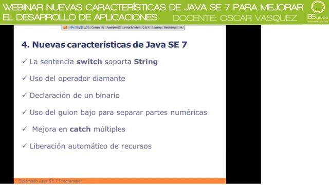 Webinar Nuevas Características de Java SE 7 смотреть онлайн