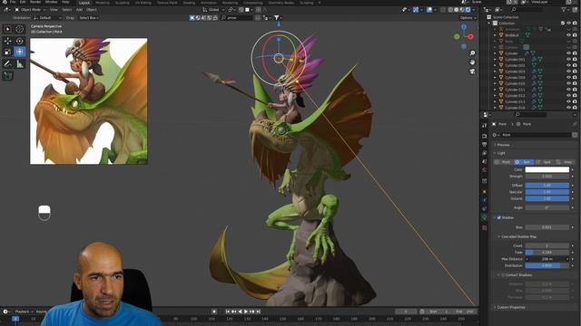 48 Добавление света и HDRI