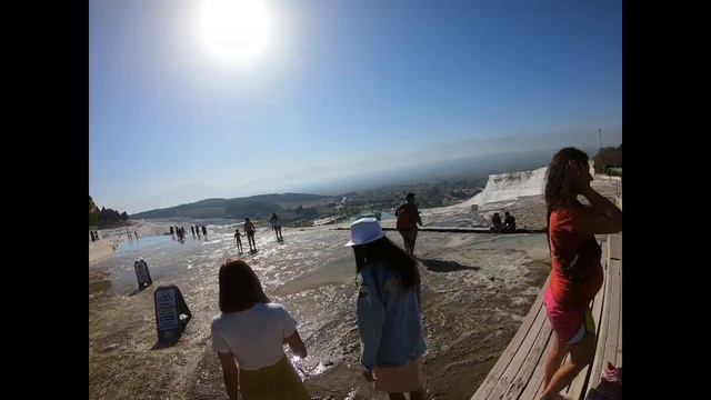 #Pamukkale #Cotton Castle The beautiful White Pool in Pamukkale, Turkey?? смотреть онлайн