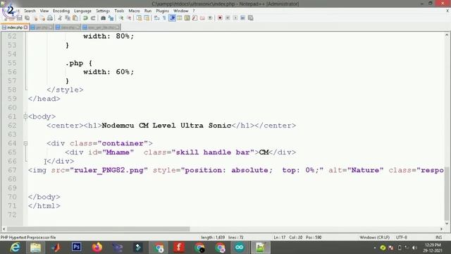 HC-SR04 Ultrasonic Sensor Live Data Passing to PHP Webserver Using Nodemcu Esp8266 | M42 TECH смотреть онлайн