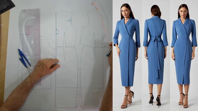 моделируем платье Modelado De Vestido #курсыкройкиишитья  #валерийпрокудиншитьё #diseño.