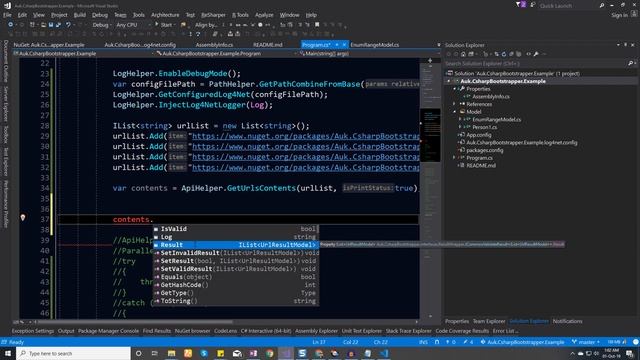 Log4net integration with AukCsharpBootstrapper смотреть онлайн