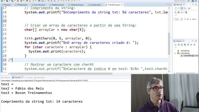 Curso de Java - Introdução à Classe String смотреть онлайн