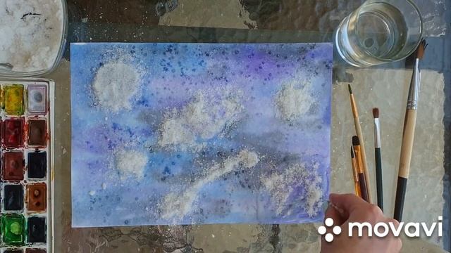 Рисование солью - урок творчества для детей смотреть онлайн