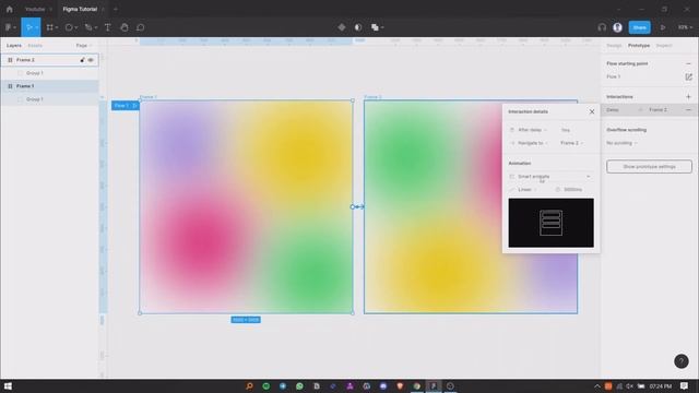 Create animated gradient background in Figma | Figma tutorial for beginners | MrSid смотреть онлайн