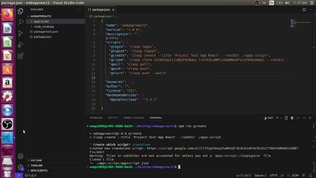 Google Apps Script WEB APP With React JS and Router EP 01 смотреть онлайн