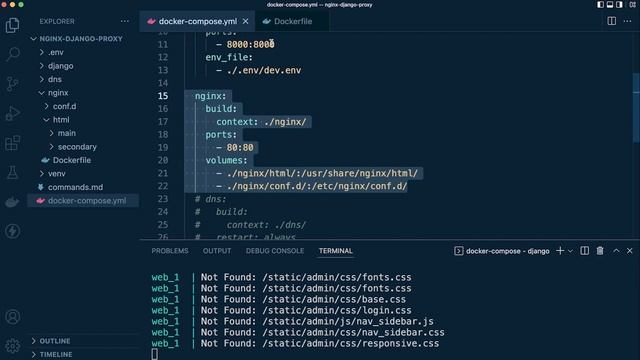Nginx Reverse Proxy | Django Deployment | Docker | Staticfiles смотреть онлайн