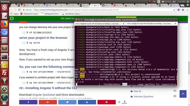 How to install angular in ubuntu(linux) in hindi смотреть онлайн