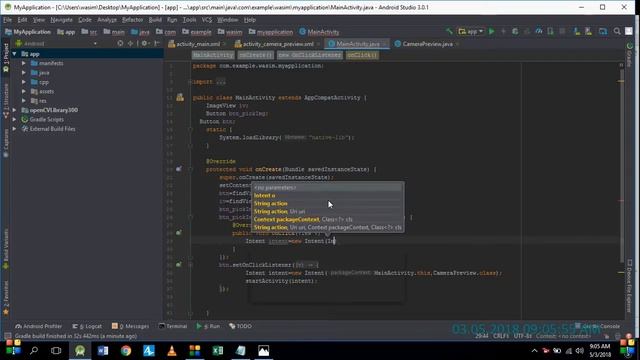OpenCV with Android Studio Part 7.0 (Load Image from Gallery and display it in an Image View ) смотреть онлайн