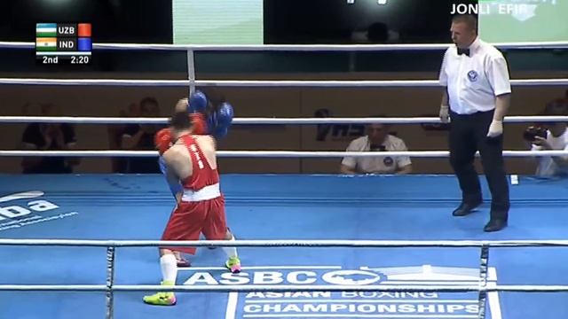 Xasanboy Do‘stmatov. Хасанбой Дўсматов. Бокс. Осиё чемпионати. Ярим финал. 05.05.2017 смотреть онлайн