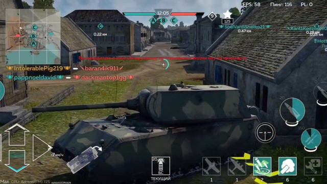 War Thunder Mobile: Выгуливаю Мауса