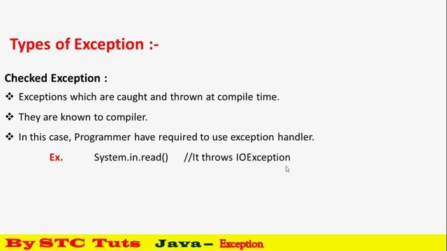 Types of Exception Checked / Un Checked (हिंदी में) смотреть онлайн