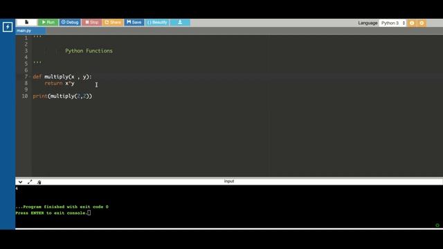 Python Tutorial for Beginners | Functions in Python смотреть онлайн