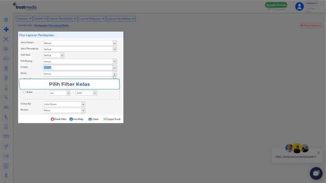 DASHBOARD - Membuat Laporan Pendapatan Penunjang Medis смотреть онлайн