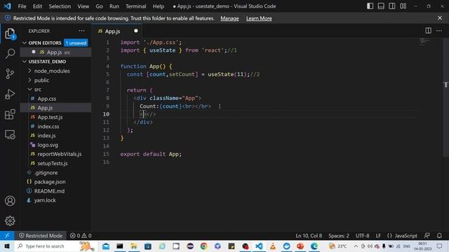 4.React JS Hooks|UseState demo|Zest Prime смотреть онлайн