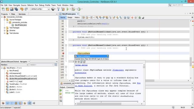 Text field | SWING | Desarrollo con Java #35 смотреть онлайн