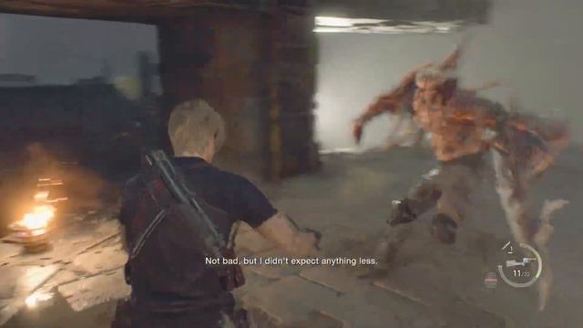 RE4 remake Jack Krauser boss fight смотреть онлайн