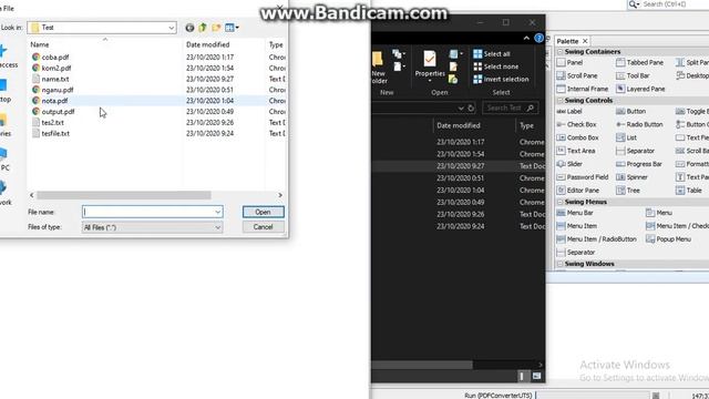 PDF Converter and Notepad by Java Netbeans смотреть онлайн