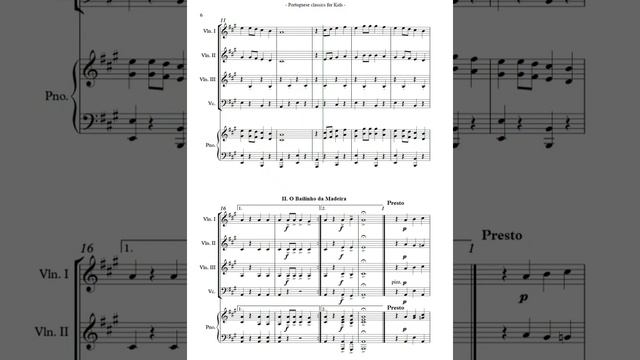 Portuguese classics for kids (strings) - Grade1 смотреть онлайн