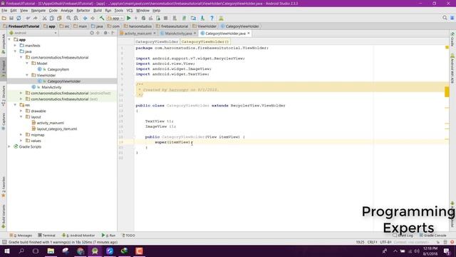 Fetch data from FirebaseUI Recycler Adapter using Android Studio Tutorial смотреть онлайн