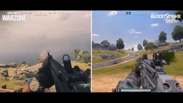 Project BloodStrike (Mobile) VS Call of Duty Warzone (PC) смотреть онлайн