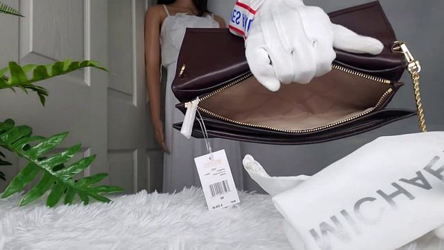 MICHAEL KORS Cece Large Leather Convertible Crossbody bag in color Barolo смотреть онлайн