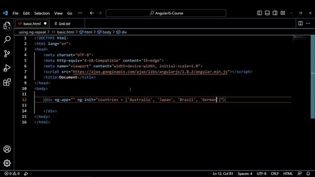 Angular JS | Using ng-repeat | Tutorial #27 смотреть онлайн