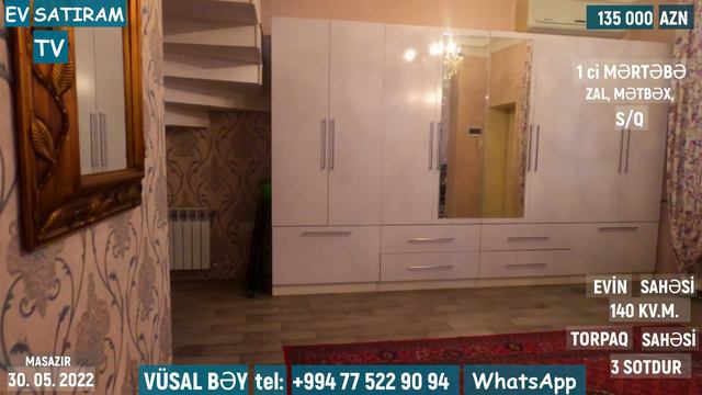 QİYMƏT ENDİRİLDİ! 125 000 (135 000) EV SATILIR /Недвижимость в Баку / EV SATIRAM TV/ bag evleri смотреть онлайн