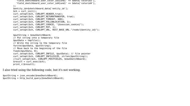 Drupal: The PUT request shows "HTTP/1.0 406 Not Acceptable: Missing node type" смотреть онлайн