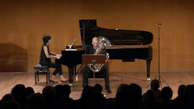 Bach flute sonata Movement 3 tuba solo смотреть онлайн