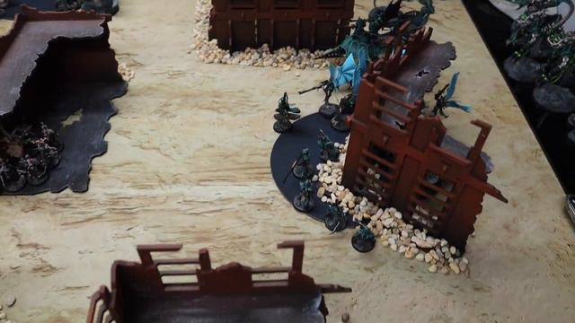 Necrons Vs Drukhari Warhammer 40k 10th Edition Battle Report.