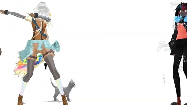 ink (inc Girl) and era(error Girl) dance mmd смотреть онлайн