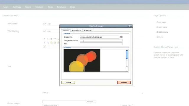 E107 Tutorial: How to add an image to a menu area смотреть онлайн