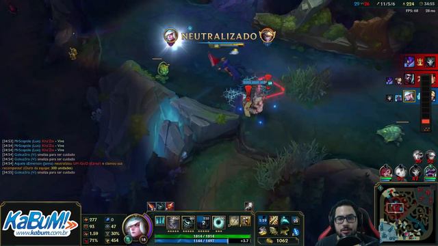 SOLEI UMA RIVEN JOGANDO DE JANNA TOP AD - League of Legends смотреть онлайн