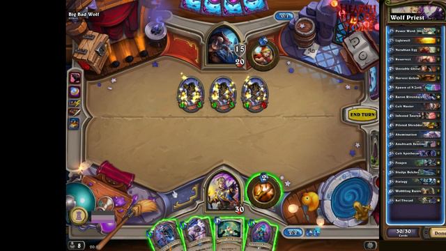 Hearthstone One Night in Karazhan: Priest deck for Heroic Big Bad Wolf (2016) смотреть онлайн