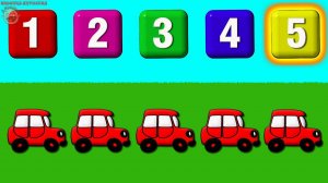 Мультики с Машинками. Такси, Полицейская, Скорая Помощь. Учимся считать от 1 до 5