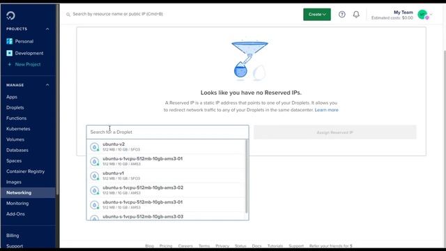 Create a DigitalOcean Reserved IP смотреть онлайн