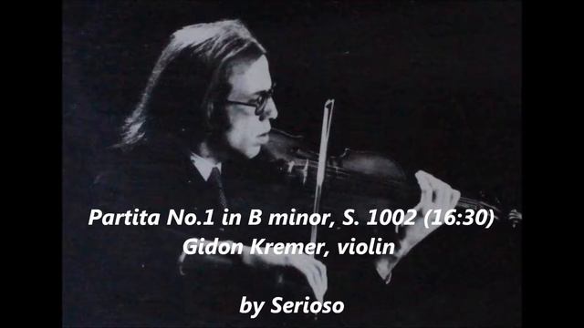 Bach, Partita No 1, Kremer