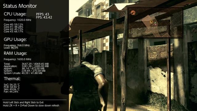 Resident Evil 5 (Nintendo Switch) - Status Monitor Overlay and NX-FPS смотреть онлайн