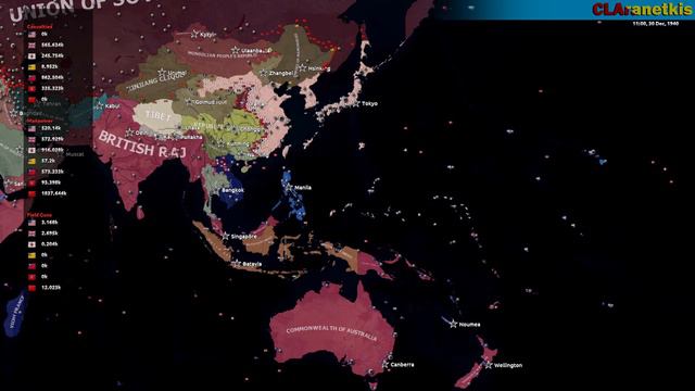 War of RESISTANCE | AI Timelapse HOI4 смотреть онлайн